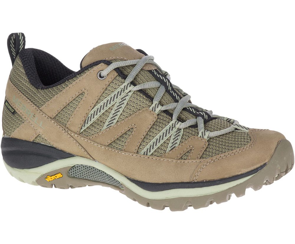 Buty Trekkingowe Merrell Damskie Brązowe - Siren Sport 3 Waterproof - 259371-DUF